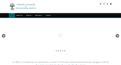 Desktop Screenshot of communitycounseling.net